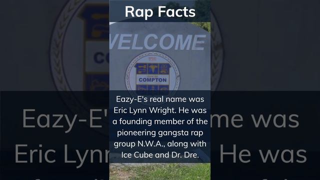 @literarydrop #rapfacts #westcoast #compton #hiphop #n.w.a #eazy-e #eazyduzit