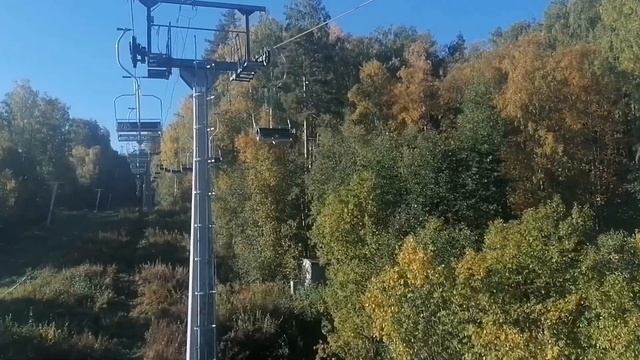 Курорт Красное Озеро, прогулка, виды, обзор котеджа. Октябрь 2022.