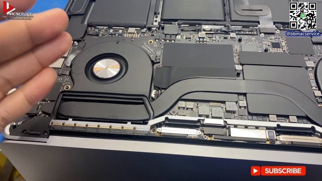 เปลยนแบตเตอร Macbook Pro 16 2019 A2141 ชารจไมเขา