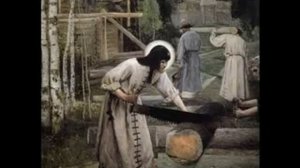 "Как залезло красное солнце"