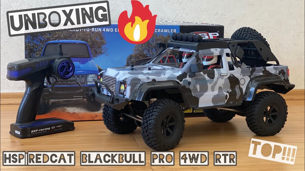 Распаковка BlackBull Pro 4WD RTR от HSP|Redcat, что это?! | лучшая БЮДЖЕТНАЯ ТРОФИЙКА