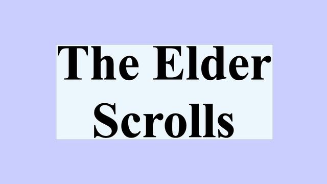 The Elder Scrolls смотреть онлайн