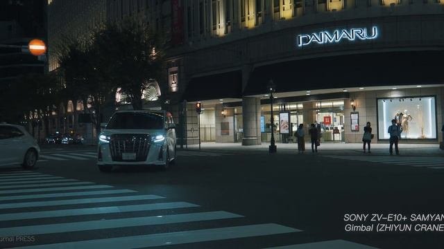 SONY ZV-E10 Cinematic Street Videography Test by Night  Low light