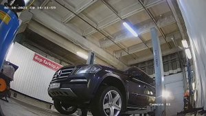 Установка фаркопа на Mercedes GL350 Х164 2011 год. MOTODOR, арт. E4117CV