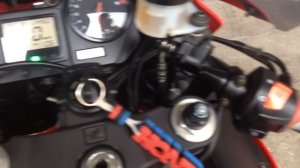 Honda CBR 929 RR walk around & sound BOS