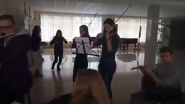 Ievan polka, student band cover - Полька Евы, Финская полька смотреть онлайн