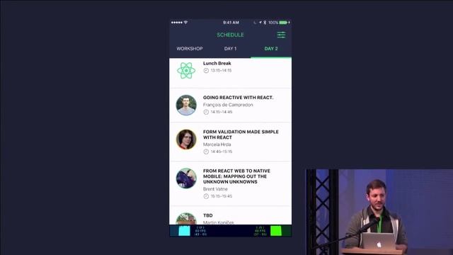 From React web to native mobile: mapping out the unknown unknowns | Brent Vatne | Reactive 2015 смотреть онлайн