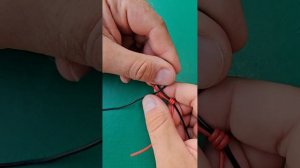 Double Uni fishing knot -  tutorial how to tie two fishing lines the same thickness and structure