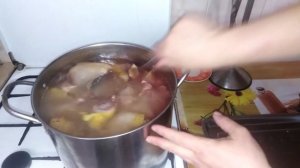 Как я консервирую мясо .Домашние заготовки .( Солонина ).