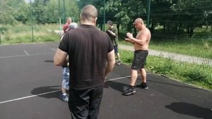 Тренировка в Москве по ножевому бою, провел её Дмитрий Демушкин Клуб единоборств "Воин" Кострома КН