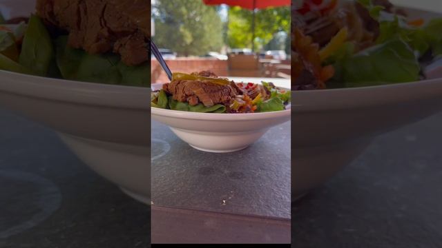 A Delicious Dish - Beef And Green Salad