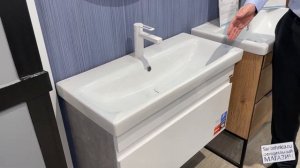 Сантехника.ру Тумба Aqwella Smart 80/Раковина Cersanit Moduo Slim 80/Зеркало Aqwella RM 80 RM0208W