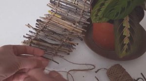 Декор кашпо в эко-стиле своими руками