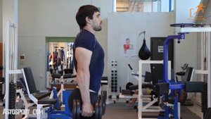 Шраги с гантелями 2 варианта - Техника. Накачать трапеции.