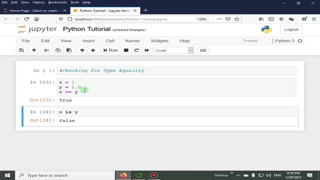 Checking Type Equality In Python | Python 4 You | Lecture 177