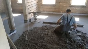 Теплый пол по грунту. Полусухая стяжка