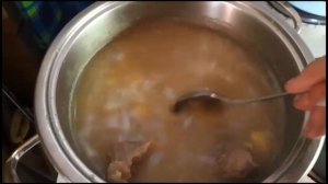 Готовим суп гороховый с копченостями и овощами