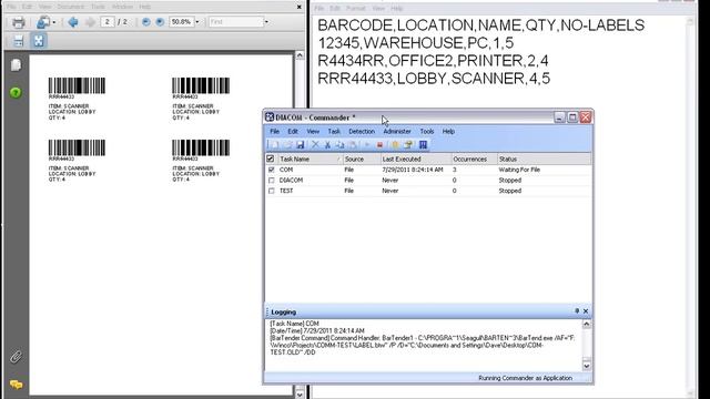 Automate Label Printing with BarTender and Commander смотреть онлайн