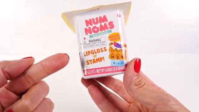 NUM NOMS Series 2 - New Mystery Blind Pack Toys - Num Nom Stamps/Lip Gloss