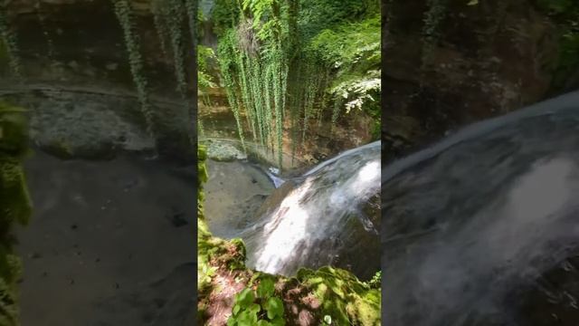 Водопад «Фата невесты». Шакуранский каньон. Кодорское ущелье. Абхазия