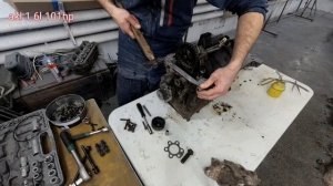 Сборка мотора AKL 1,6l от автомобиля Audi A3