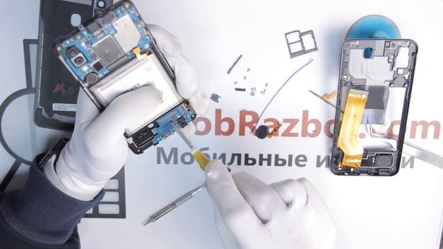 Инструкция как разобрать Samsung Galaxy A40 смотреть онлайн