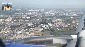 Landing at Bangkok Suvarnabhumi International Airport