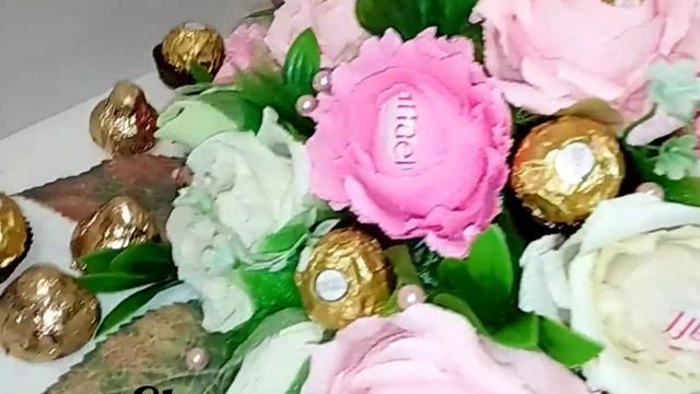 Рог изобилия из конфет. Мастер класс подарка своими руками