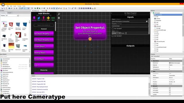 Roblox RetroStudio Tutorial: Setting Camera Position смотреть онлайн