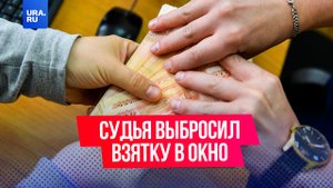 Судья выбросил взятку в окно при задержании