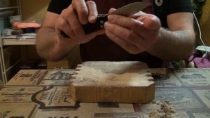 GANZO D727 M-BK сталь D2. Обзор и экспресс тест.