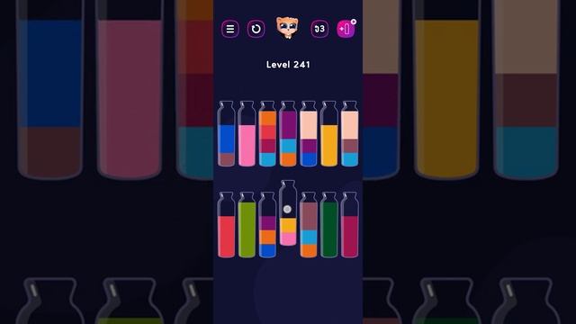 Get Color Bottle Game level 241 #shorts #pggaming