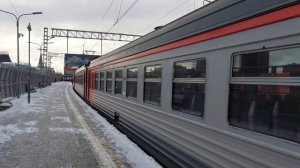 Последний собранный на ТорВЗ! Электропоезд ЭТ2М 143 на Ленинградском вокзале