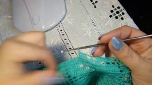 Вязание крючком . Туника 4