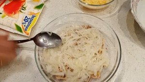 САЛАТ "МУЖСКИЕ ГРЁЗЫ". Вкусный, сытный, мясной, одним словом - МУЖСКОЙ САЛАТ/Устоять Невозможно!