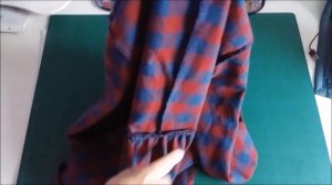 Детское платье из мужской рубашки.