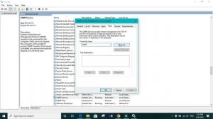 Configuration of SNMP service in Windows 10 and Perform a SNMPWalk