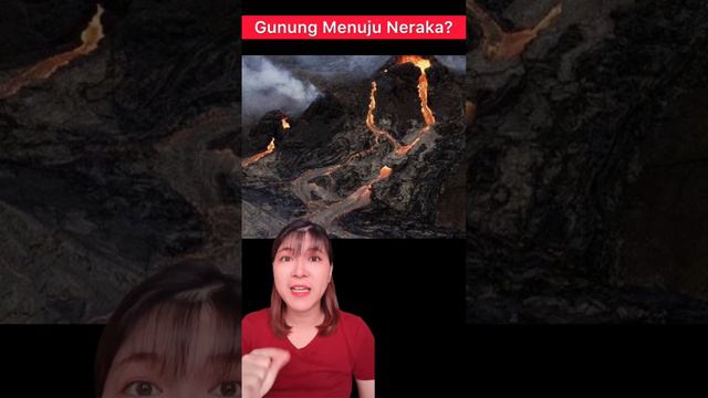 Gunung sebagai “Gerbang Menuju Neraka” 😱 - Hekla Mount #gunung #neraka #facts