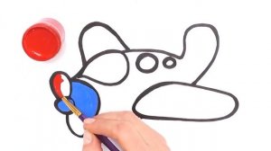 Как нарисовать самолет поэтапно для детей?