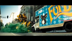 Начало битвы в городе Трансформеры отрывок из фильма