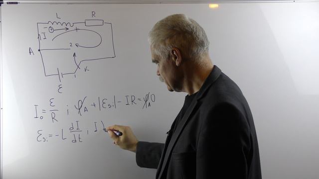 Электричество и магнетизм Лекция 10 часть 1 Переходный процесс с катушкой выключение смотреть онлайн
