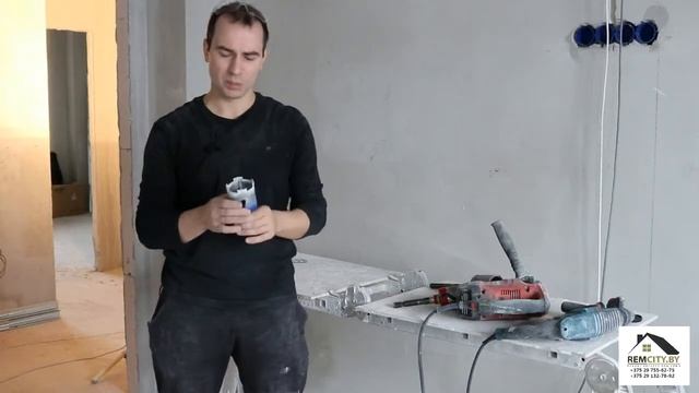 Коронка для подрозетников по бетону смотреть онлайн