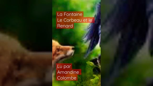 Fables de La Fontaine. « Le Corbeau et le Renard ». Learn French with literature @ Amand’ Livres