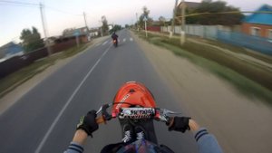 Stunt покатушка на скутере #4
