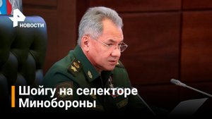 Шойгу: Остатки украинских боевиков, которые находятся на "Азовстали", надежно блокированы / РЕН