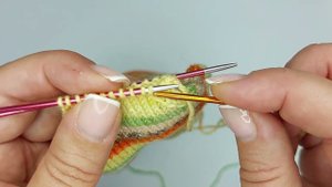 Закрытие петель - Шов петля в петлю - простое объяснение и простое запоминание, шов лицевая гладь