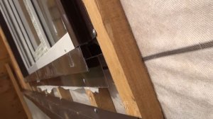 Обрамление окна металлом