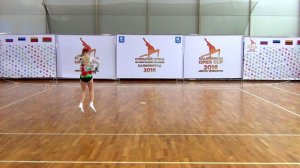 AEROBIC GYMNASTICS  ND2 IW  Зешут Яна  Белоруссия, Минск