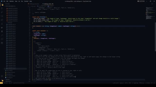 Challenge 026 - Insert to String (Typescript)