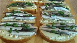 Бутерброды в хамсой и картофелем ПРОСТО и ВКУСНО закусочные бутерброды